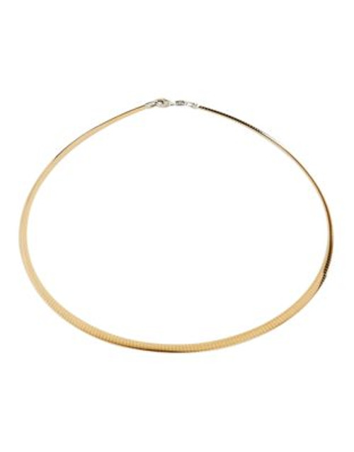 Fine Jewellery Sterling Silver And 14K Yellow Gold Reverse Avolto Necklace - AURAGENTO (SILVER/GOLD)