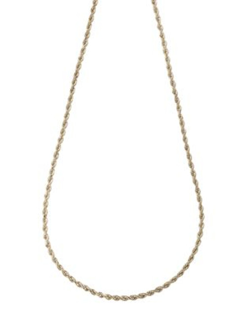 Fine Jewellery 14K Yellow Gold Seamless Rope Necklace - YELLOW GOLD