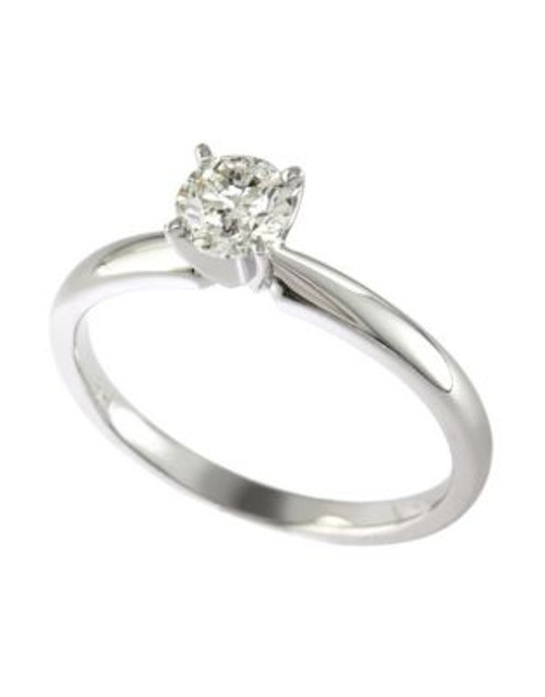 Effy 14K White Gold 0.50ct Diamond Ring - DIAMOND - 7