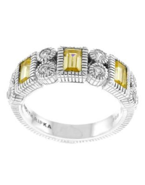 Judith Ripka Estate Vertical Baguette band - CRYSTAL - 7