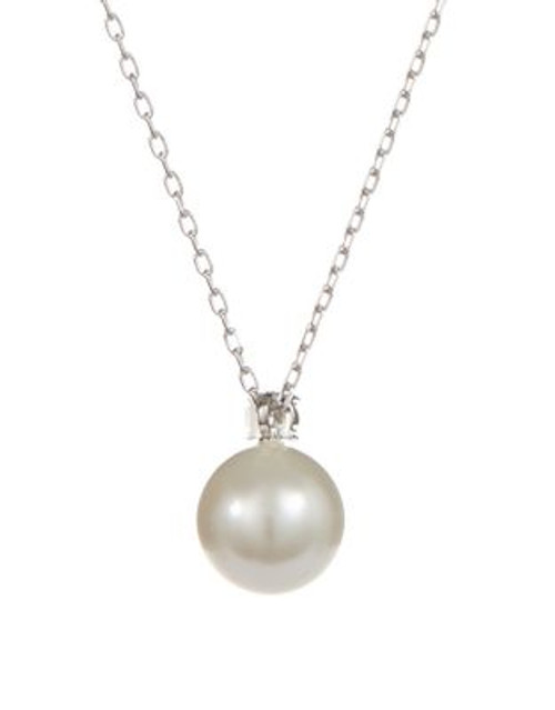 Swarovski Tricia Pearl Pendant Necklace - WHITE