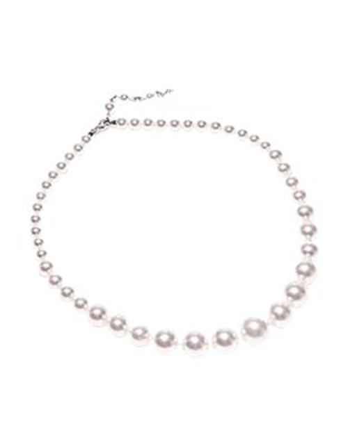 Nadri 16 inch Graduated Pearl Necklace - PEARL