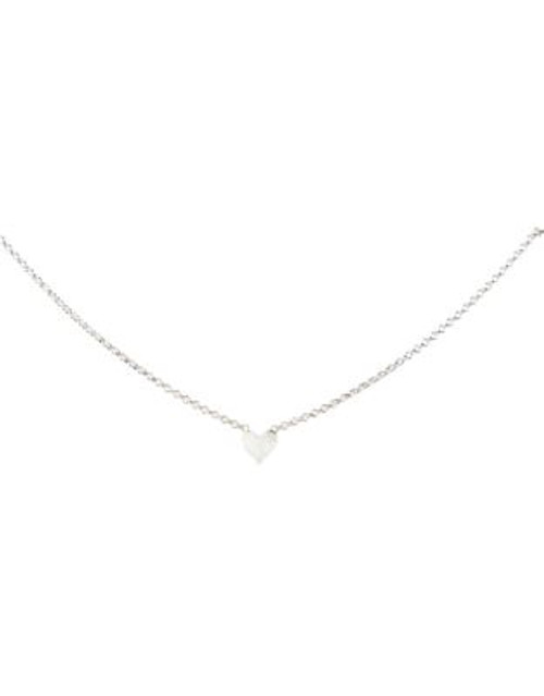 Dogeared Maid of Honor Simple Heart - SILVER