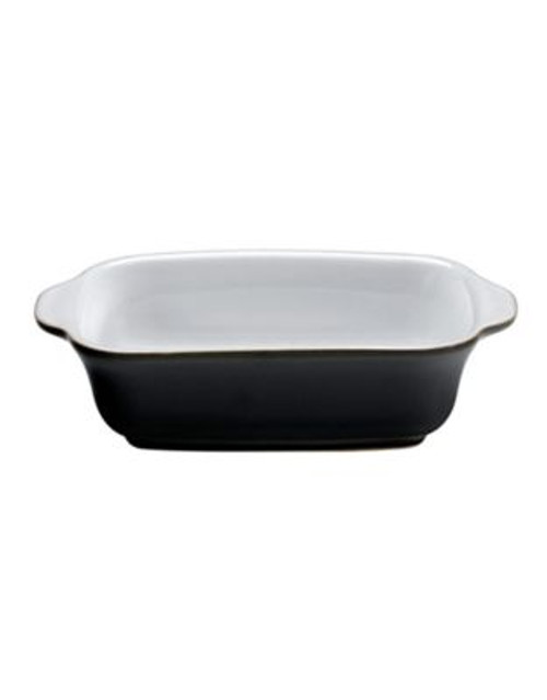 Denby Jet Small Oblong Dish - BLACK