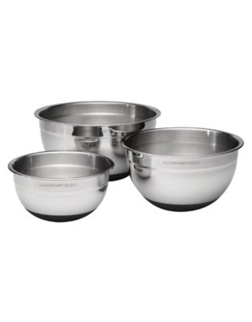 Lagostina Ambiente Set of 3 Mixing Bowls - SILVER