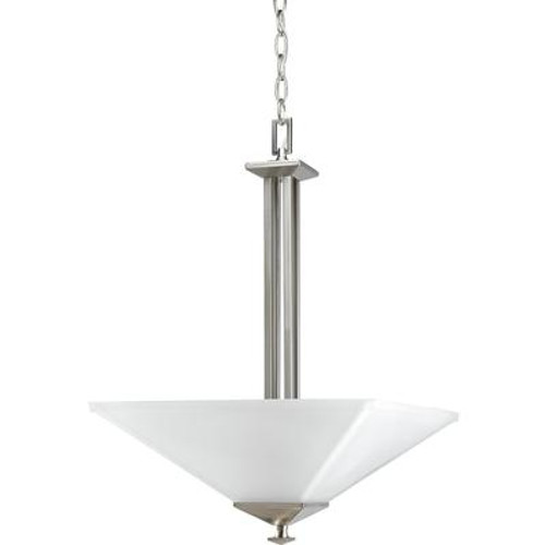 North Park Collection Brushed Nickel 2-light Foyer Pendant