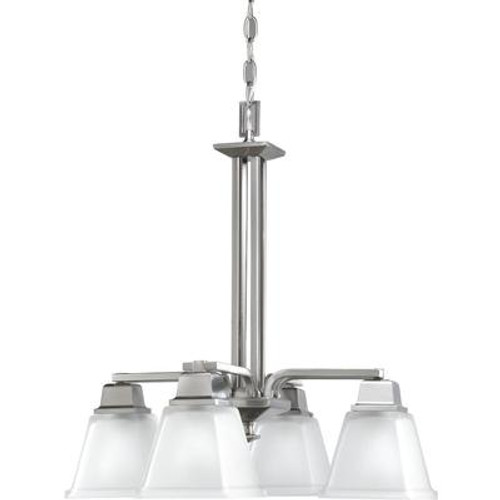 North Park Collection Brushed Nickel 4-light Chandelier