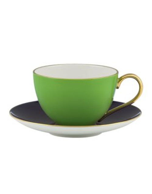 Kate Spade New York Greenwich Grove Cup and Saucer Set - GREEN