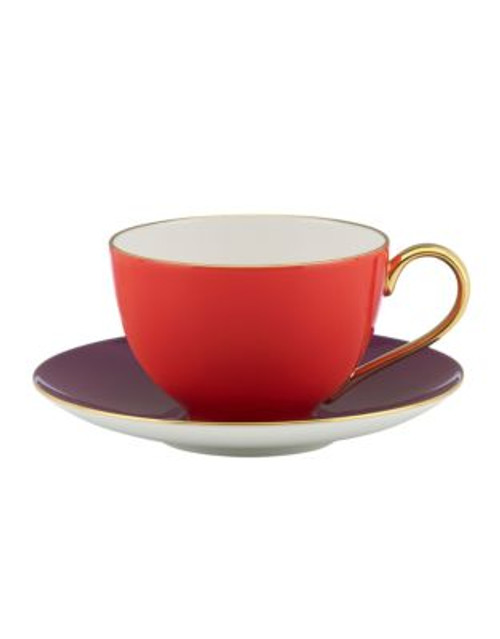 Kate Spade New York Greenwich Grove Cup and Saucer Set - RED