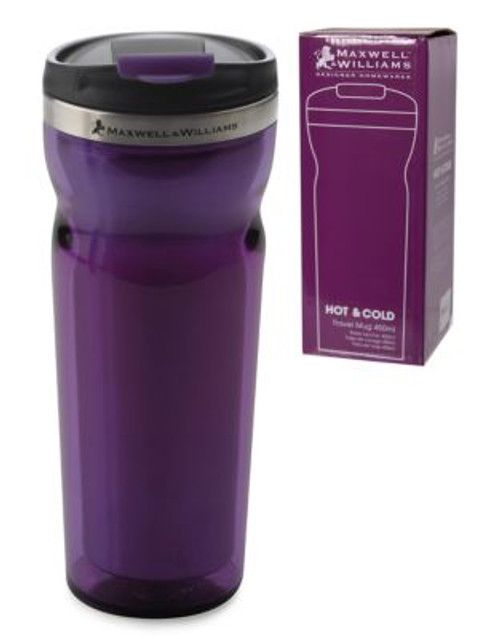 Maxwell & Williams To Go Travel Mug - PURPLE - LARGE