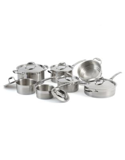 Lagostina Lagostina's Merano 13 piece 18/10 stainless steel cookware set - STAINLESS STEEL