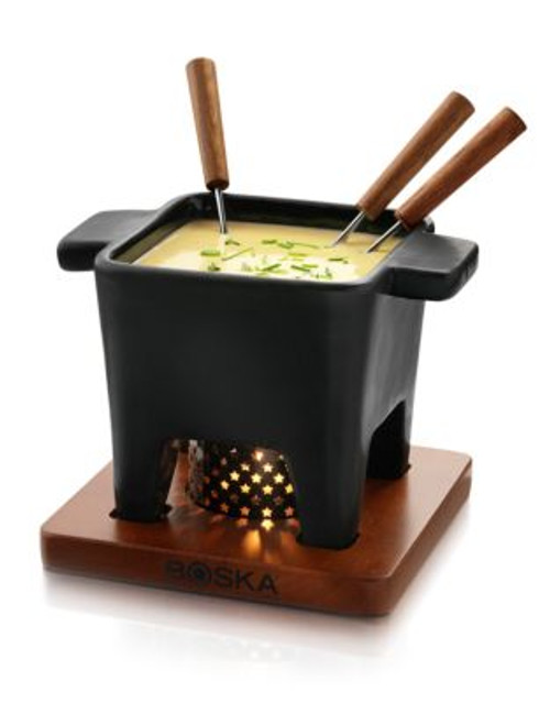 Boska Tapas Ceramic Fondue Set 400 ml - BLACK