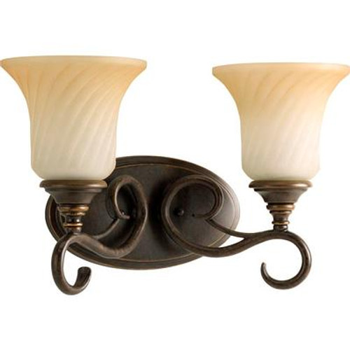 Kensington Collection Forged Bronze 2-light Wall Bracket