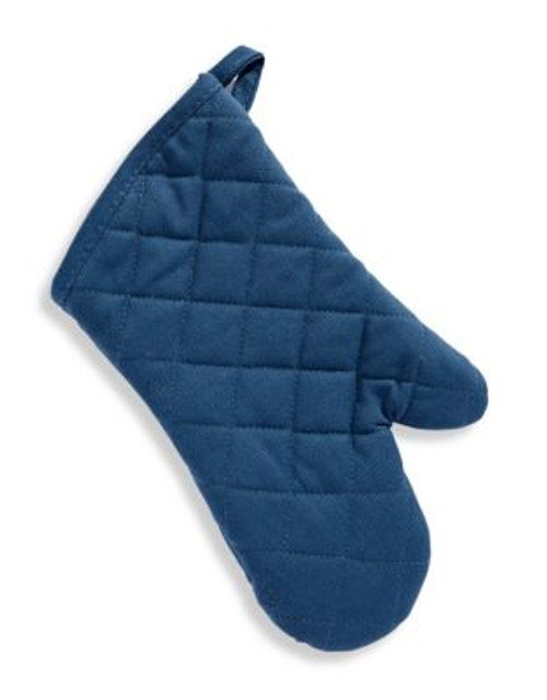 Distinctly Home Twill Oven Mitt - BLUE