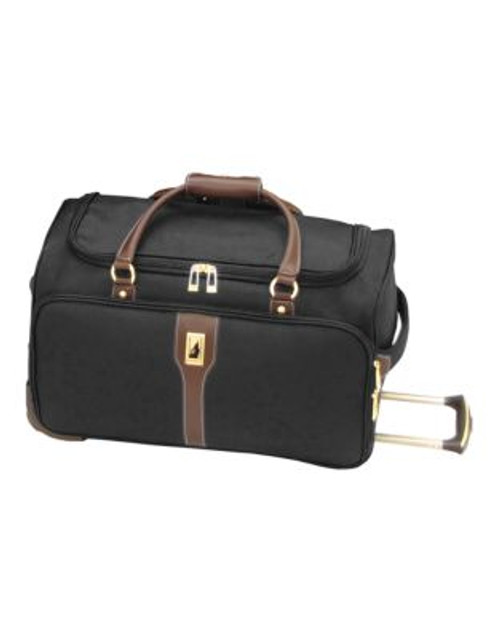 London Fog Westminster 21 Inch Wheeled Duffle - BLACK - 21