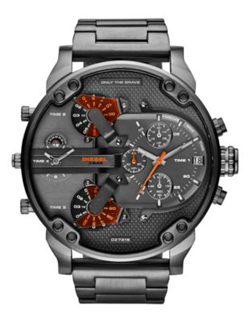 Diesel Mens DZ7315 Stainless Steel Watch - GUNMETAL