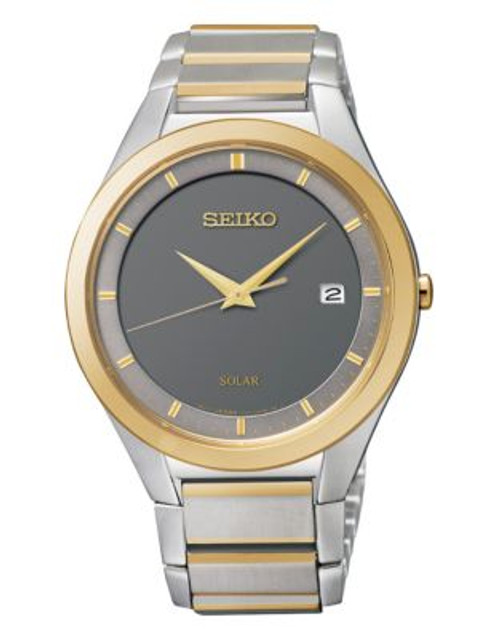 Seiko Solar Two Tone Watch - TWO TONE