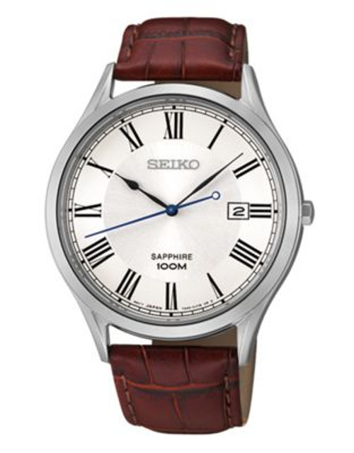 Seiko Seiko Men's Sapphire Quartz - BROWN