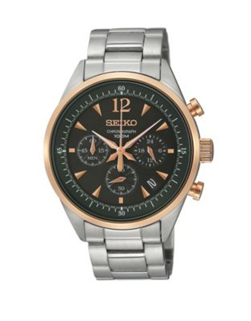 Seiko Men's Chronograph Watch - SILVER