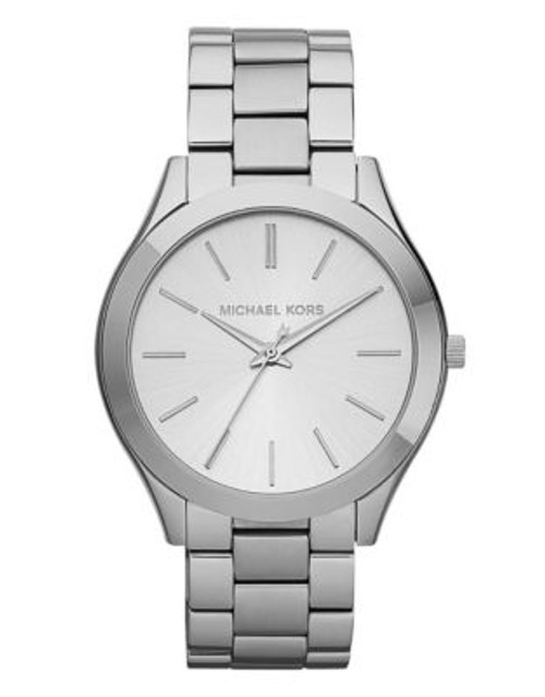 Michael Kors Slim Silver Watch - SILVER