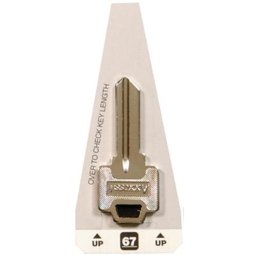 #67 Axxess Key - Masterlock Padlock Key