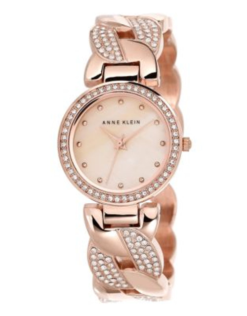 Anne Klein Womens Crystals Standard AK1832CMRG - PINK