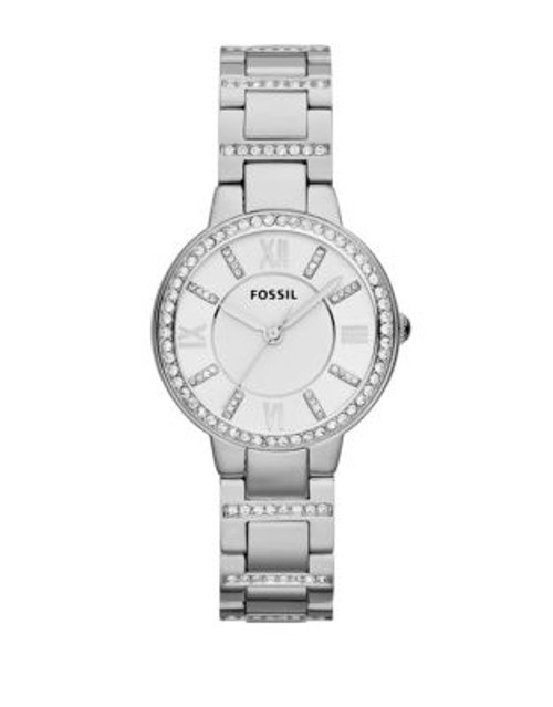 Fossil Virginia Stainless Steel Watch - SILVER