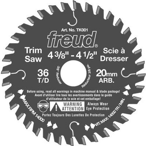 FREUD 4 3/8 In. Trim Saw Blade - 36 Teeth