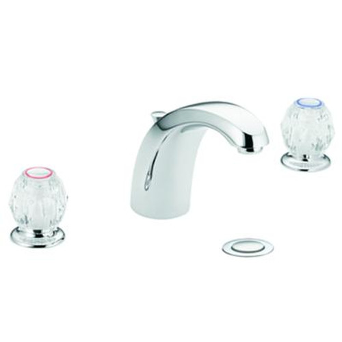 Chateau 2 Handle Widespread Bathroom Faucet - Chrome Finish