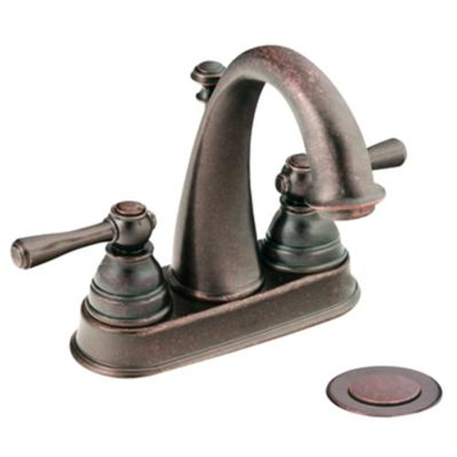 Kingsley 2 Handle Bathroom Faucet - Oil Rubbed Bronze Finish