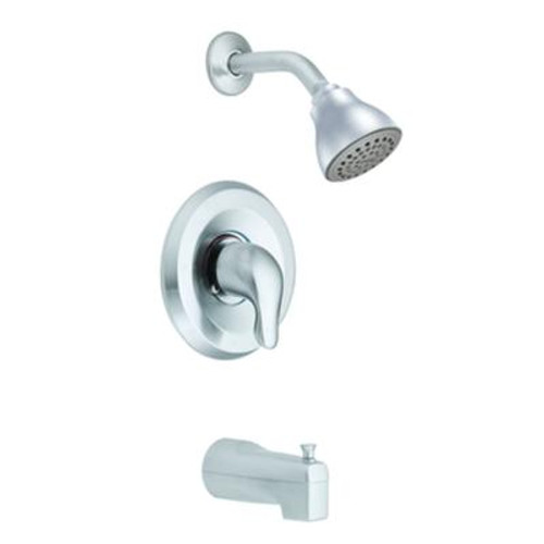 Chateau Posi-Temp Tub/Shower Faucet Trim (Trim Only) - Brushed Chrome Finish