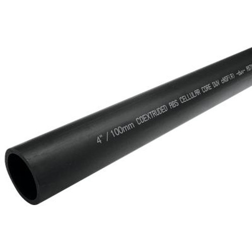 ABS PIPE 4 inches x  6 ft CELL CORE