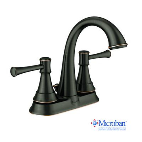 Ashville 2 Handle Lavatory Faucet with Microban - Mediterranean Finish