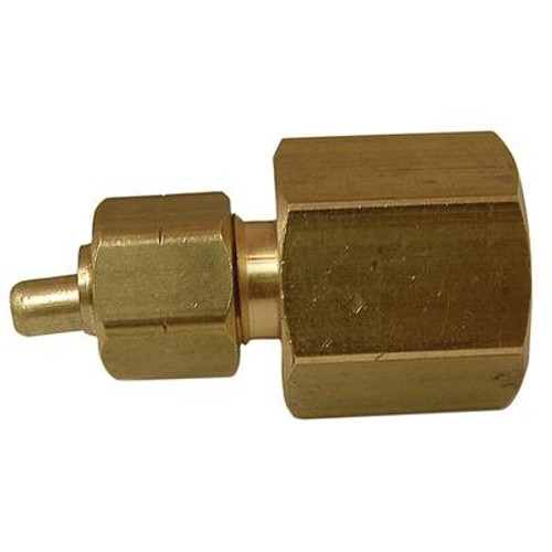 Tube to Female Pipe Couplings-with Brass Insert (3/8 x 1/2)
