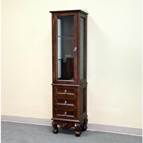 Bevington 18 In. Linen Cabinet in Walnut