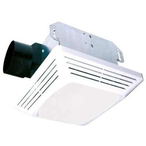 Advantage Exhaust Fan with Fluorescent Light - 4Inch Round Duct - 70 CFM@ 4.0Sones