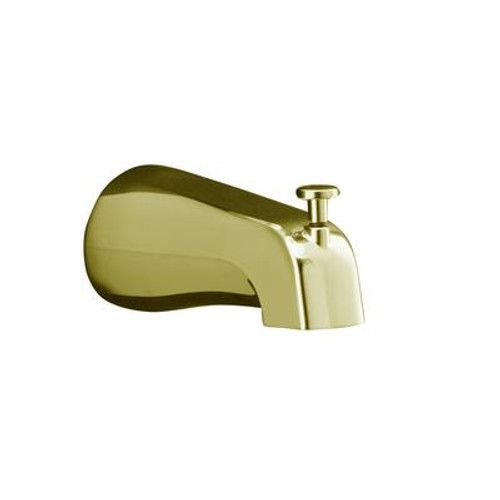 Coralais(R) Diverter Bath Spout in Vibrant Polished Brass