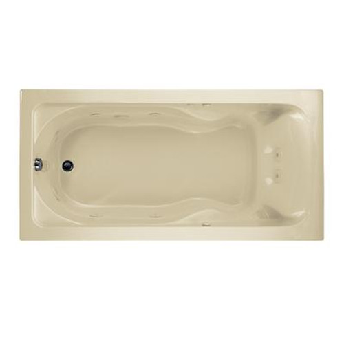 Cadet 6 feet EverClean Whirlpool Tub with Reversible Drain in Linen