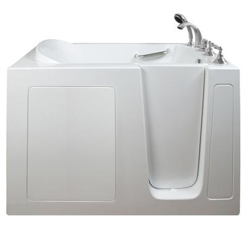E-Series Air Massage 51 Inch. X 26 Inch. Walk In Tub In White With Right Drain