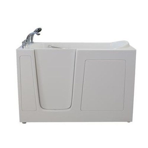 E-Series Air Massage 60 Inch. X 30 Inch. Walk In Tub In White With Left Drain