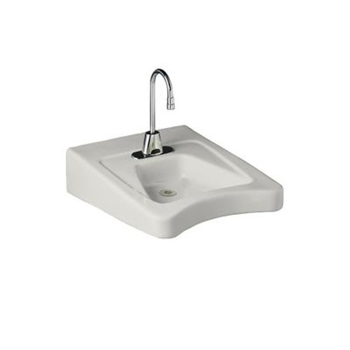 Morningside(Tm) Wheelchair Lavatory 4 Inch Centers in White