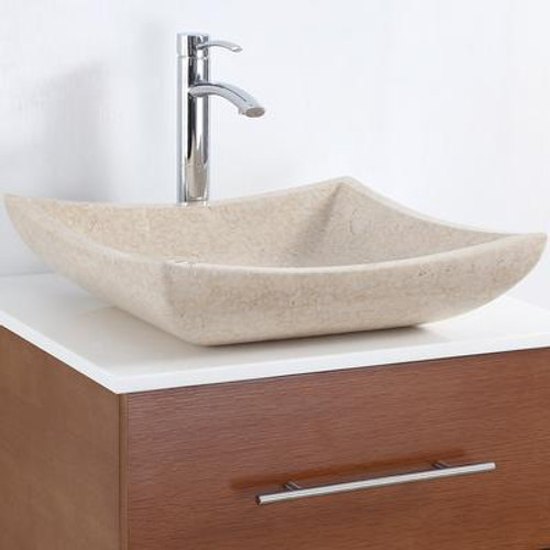 Avalon Vessel Sink in Ivory