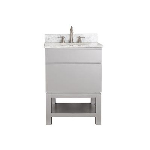 Tribeca 24 In. Vanity Cabinet Only in Chilled Gray