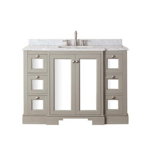 Newport 48 In. Vanity Cabinet Only in French Gray