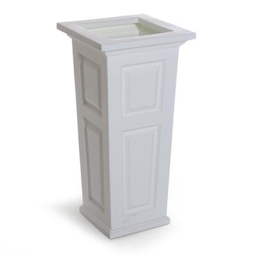 Nantucket Tall Planter White