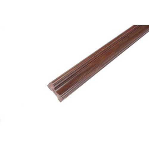 Chair Rail - Prefinished Ready to Install - Fauxwood Cafe - 5/8 In. x 13/16 In. x 8 Ft.