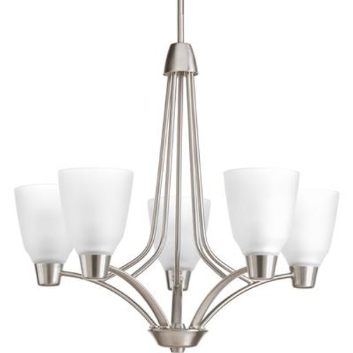 Asset Collection 5-light Brushed Nickel Chandelier