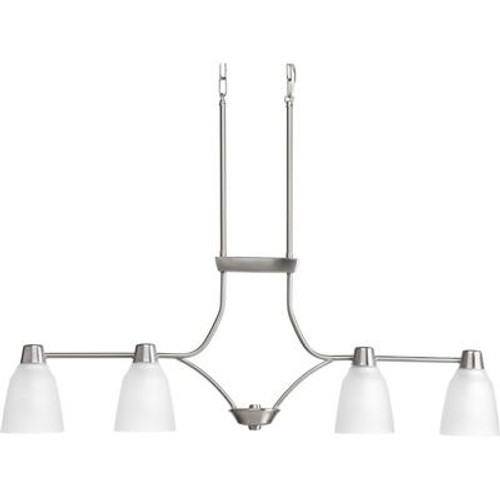 Asset Collection 4-light Brushed Nickel Chandelier