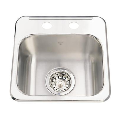 Stainless Steel Single Bar Sink And Faucet