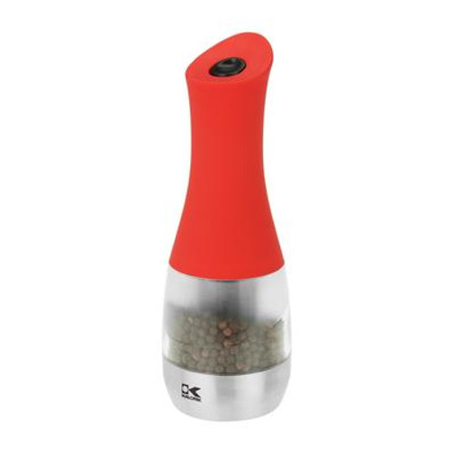 Contempo Stainless Steel and Red Pepper or Salt Grinder